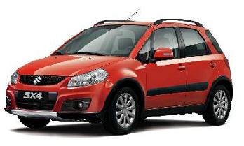 Вид нового кроссовера Suzuki SX4 1.6 GLX NAV Вид нового кроссовера Suzuki SX4 1.6 GLX NAV